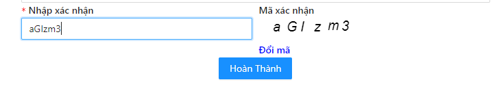 Bước 3: Hoàn thành đăng ký